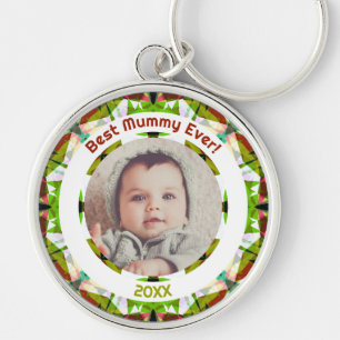 Porte-clés Fête des mères Meilleure maman Ever bébé Enfants P