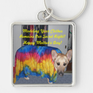 Porte-clés Fête des mères Modélisation des vêtements