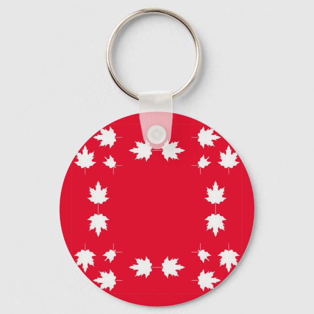 Porte-clés fête du canada (Recto)