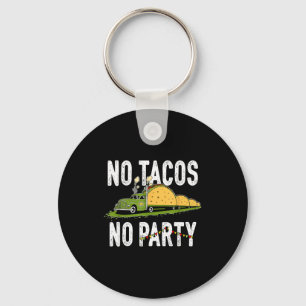 Porte-clés Fête du mardi tacos vibes drôles de nourriture mex