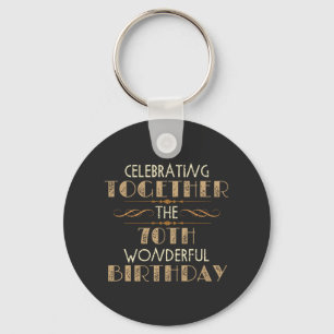 Porte-clés fête le 70e anniversaire