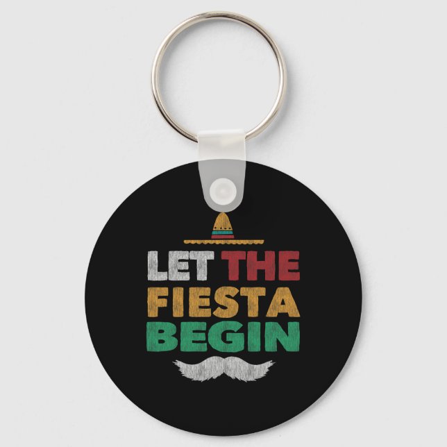Porte-clés Fête mexicaine Funny Cinco De Mayo (Recto)