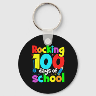 Porte-clés Fêter les 100 jours d'école Musique Enseignants et