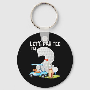 Porte-clés Fêtons le Par Tee, j'ai 2 ans, 2e fête d'anniversa