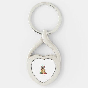 Porte-clés Feu de Noël Éclairage Père Noël Allemand Berger Ch