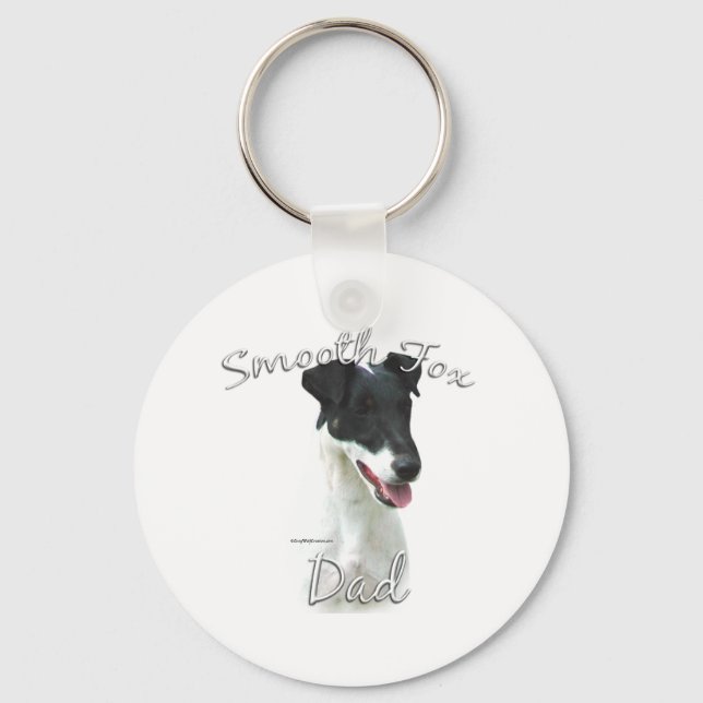 Porte-clés Feu Fox Terrier Papa 2 (Recto)