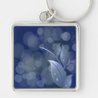 Feuille de Blue Bokeh