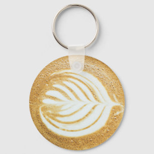 Porte-clés Feuille de café Froth