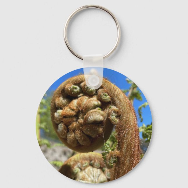 Porte-clés Feuille de fougère arborescente  (Recto)