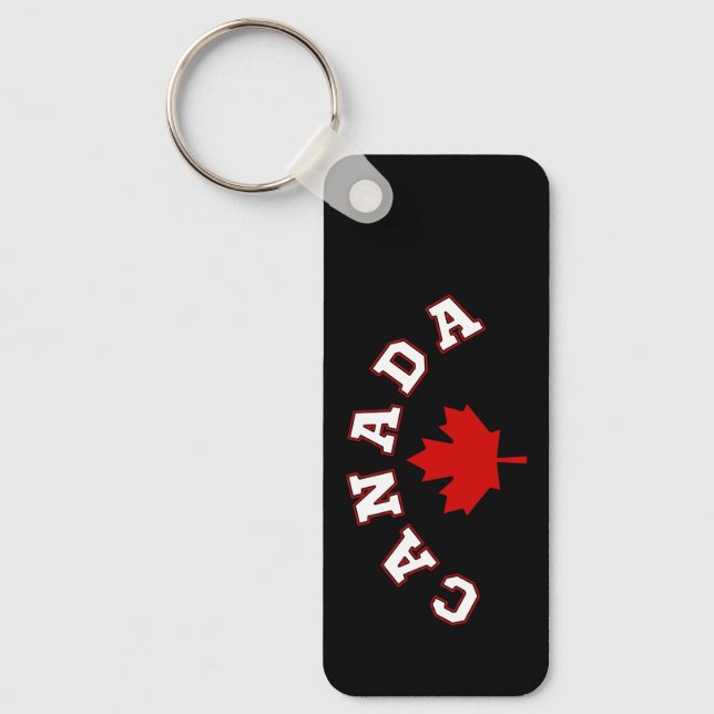 Porte-clés Feuille d'érable du Canada  (Recto)