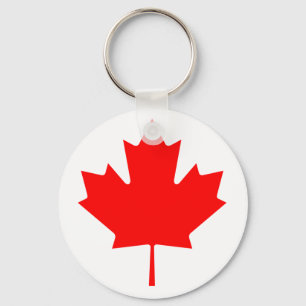 Porte-clés Feuille d'érable du Canada