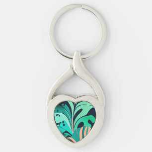 Porte-clés feuilles