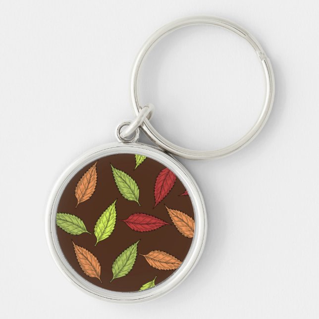 PORTE-CLÉS FEUILLES D'AUTOMNE (Devant)