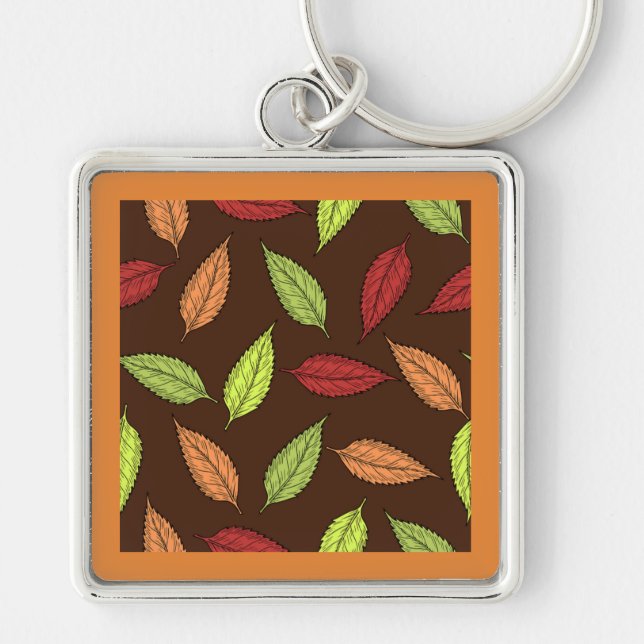 PORTE-CLÉS FEUILLES D'AUTOMNE (Devant)
