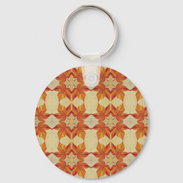 Porte-clés Feuilles d'automne (Recto)