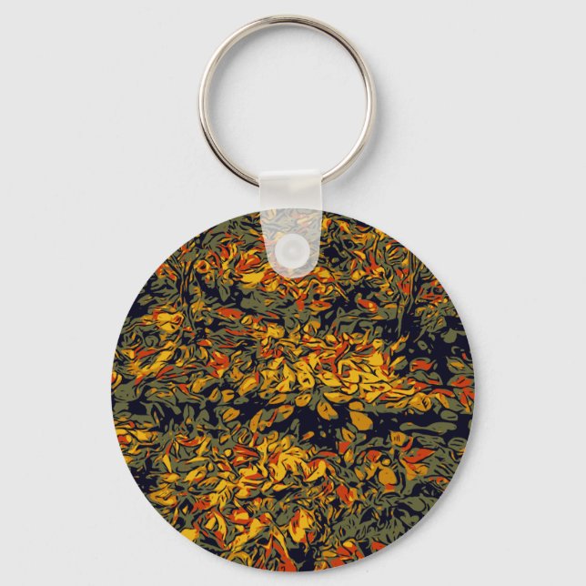 Porte-clés Feuilles d'automne (Recto)
