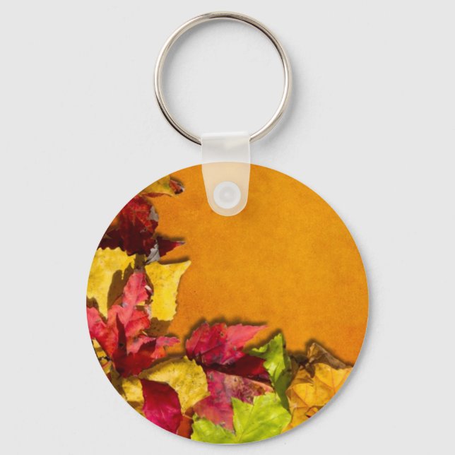 Porte-clés Feuilles d'automne 1 (Recto)