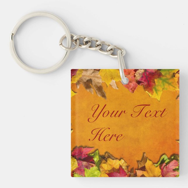 Porte-clés Feuilles d'automne 1 (Devant)