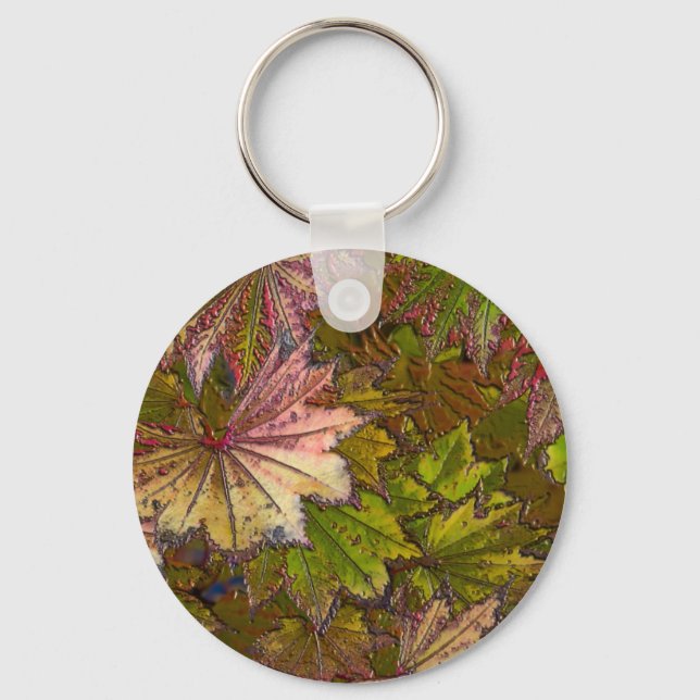 Porte-clés Feuilles d'automne - Porte - clé (Recto)
