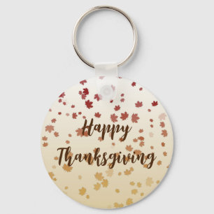 Porte-clés Feuilles de l'érable de Thanksgiving