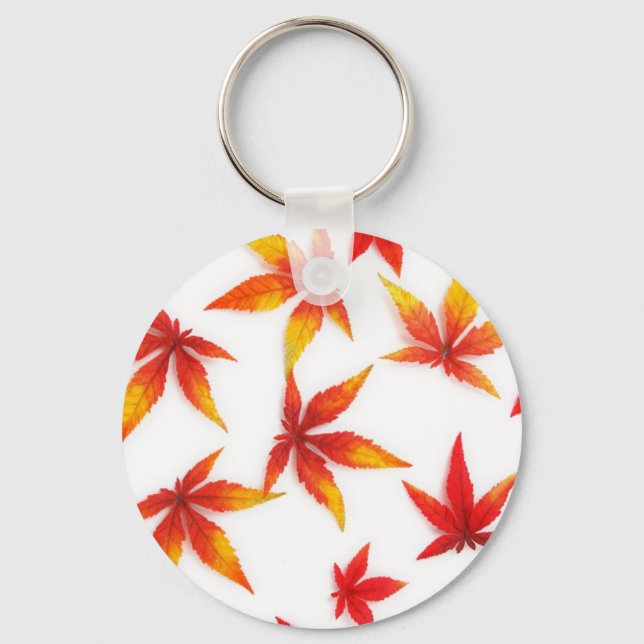 Porte-clés Feuilles de l'érable rouge (Recto)