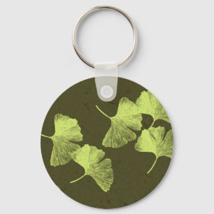 Porte-clés Feuilles Ginkgo