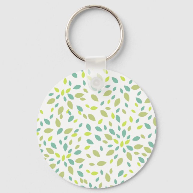 Porte-clés Feuilles (Vertes) (Recto)