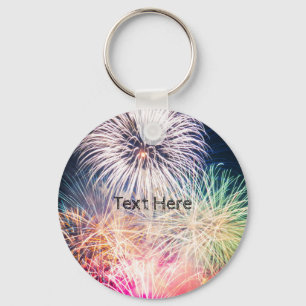 Porte-clés Feux d'artifice colorés