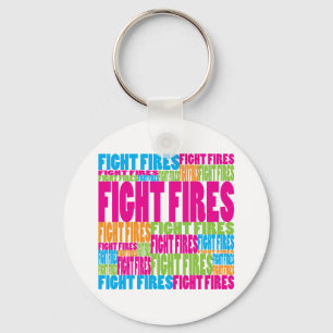 Porte-clés Feux de combat colorés