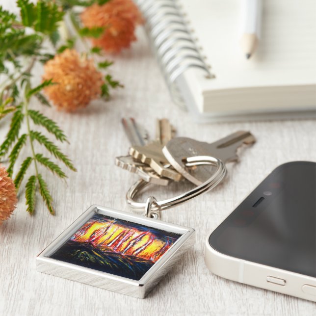 Porte-clés Feux de fourrage (Côté)