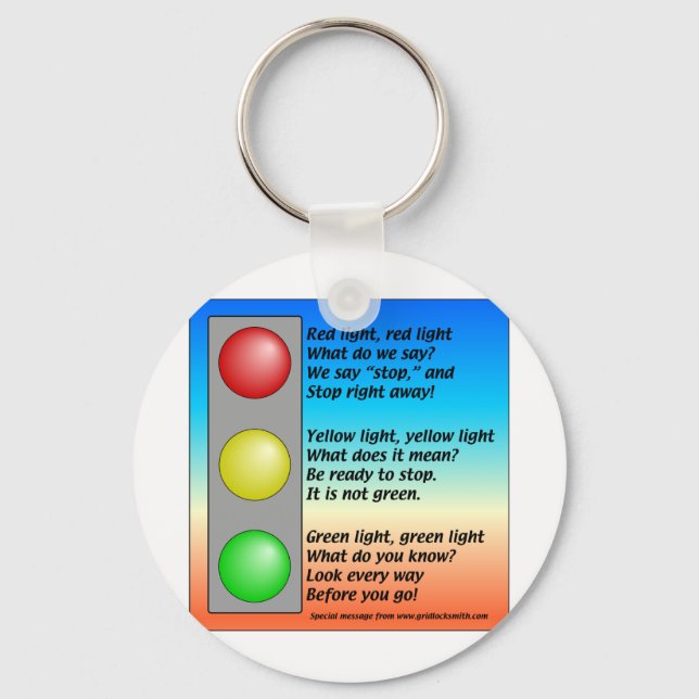 Porte-clés Feux R-Y-G (Recto)