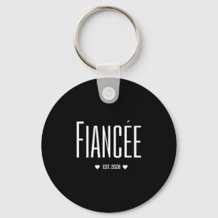 Porte-clés Fiancée Est 2026 Pochette Future Femme Bientôt Mme