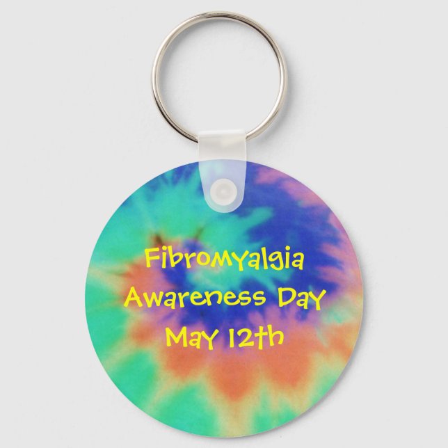 Porte-clés Fibromyalgia, Awareness Day, May 12th-Keychain (Recto)