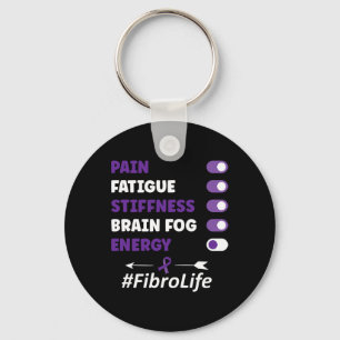 Porte-clés Fibromyalgie Sensibilisation à la fibromyalgie