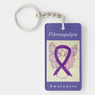Porte-clés Fibromyalgie Sensibilisation Angel Porte - clé