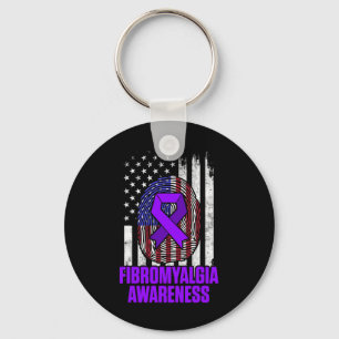 Porte-clés Fibromyalgie Survivant Fier Guerrier 12