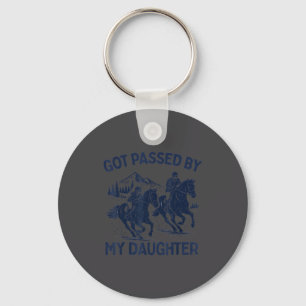 Porte-clés Fiché par mon cheval de fille Équitation Papa Éque
