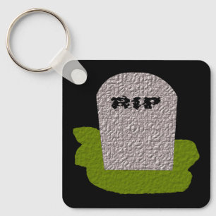 Porte-clés Fichier Tombstone personnalisé RIP
