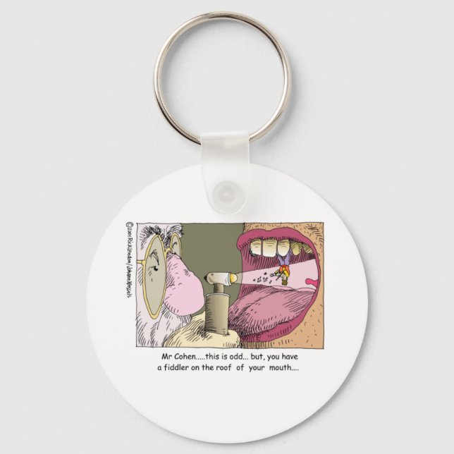 Porte-clés Fiddler On Roof Funny Dentistry Gifts & Tees (Recto)