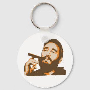 Porte-clés Fidel Castro avec Porte - clé Portrait Cigar