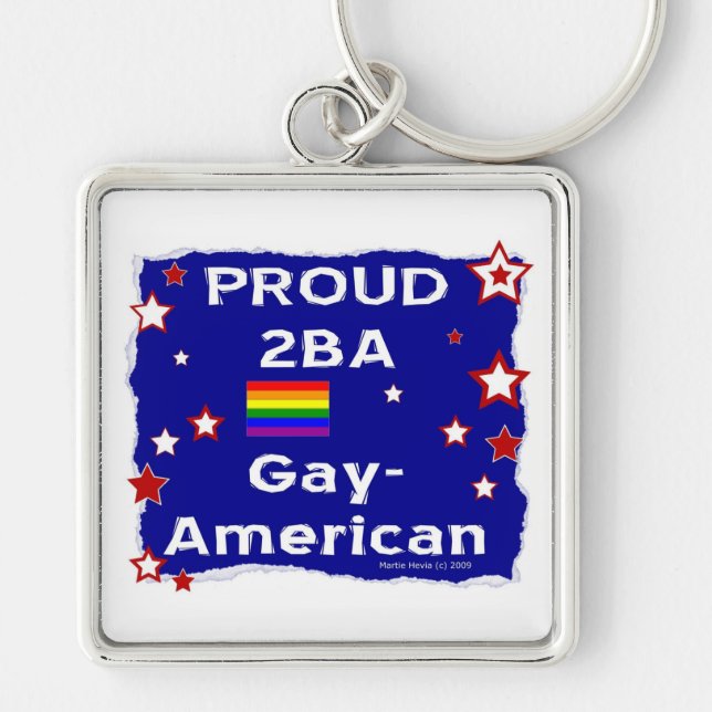Porte-clés Fier 2 BA Gay-American (Devant)