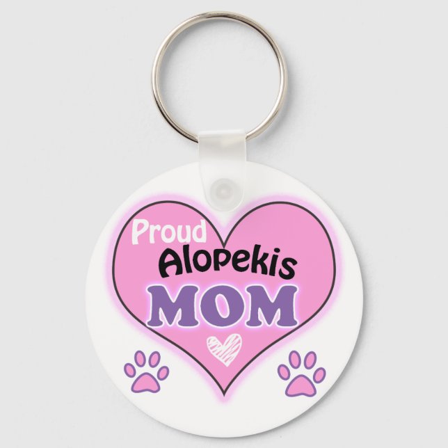 Porte-clés Fier Alopekis Maman (Recto)