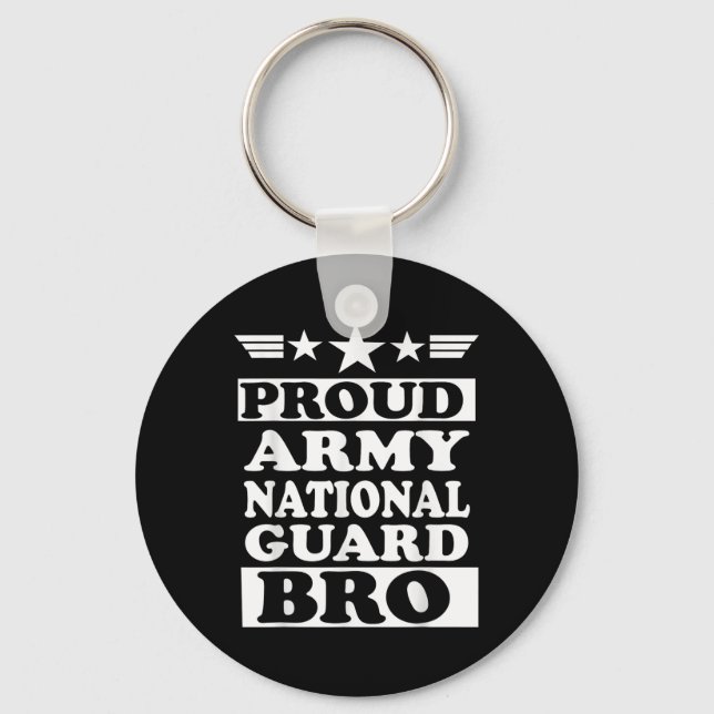 Porte-clés Fier armée Garde nationale Frère national (Recto)
