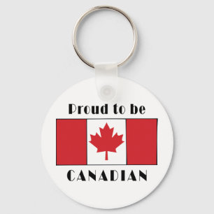 Porte-clés Fier d'être canadien