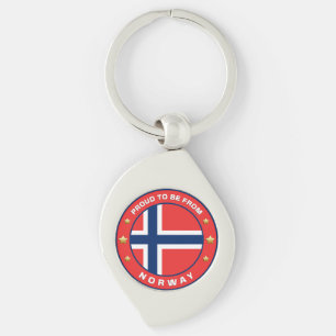 Porte-clés Fier D'Être De Norvège