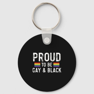Porte-clés Fier d'être gay et Mois de la fierté noire 2025