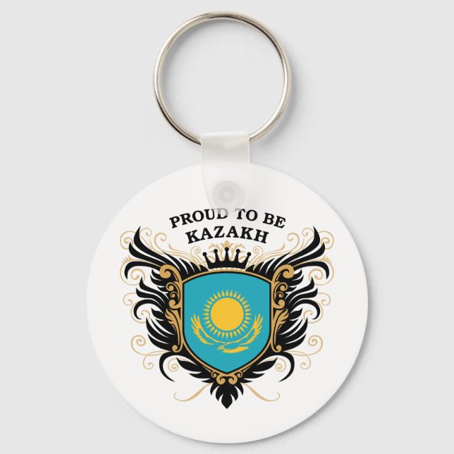 Porte-clés Fier d'être Kazakh (Recto)