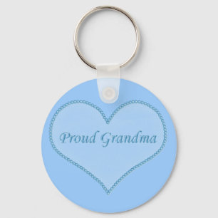Porte-clés Fier grand-mère Porte - clé, Bleu