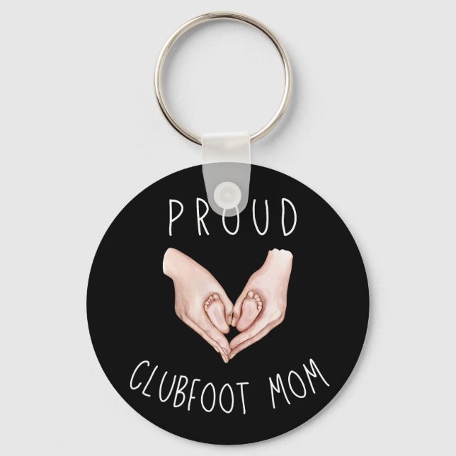 Porte-clés Fier maman Clubfoot (Recto)