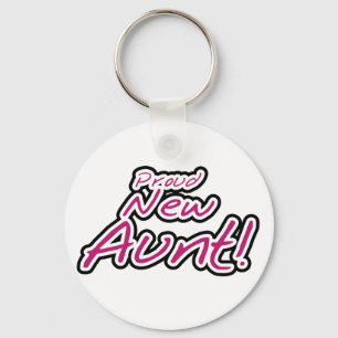 Porte-clés Fier T-shirts et cadeaux de la nouvelle tante